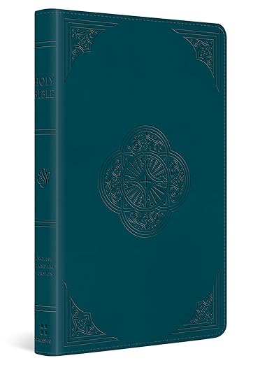 ESV Thinline Bible, Red Letter (TruTone, Deep Teal, Rotunda Design): Holy Bible, English Standard Version