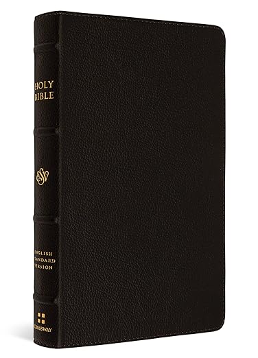ESV Thinline Bible, Red Letter (Buffalo Leather, Deep Brown): Holy Bible, English Standard Version