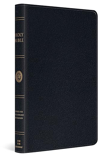 ESV Thinline Bible, Red Letter (Genuine Leather, Black): Holy Bible, English Standard Version
