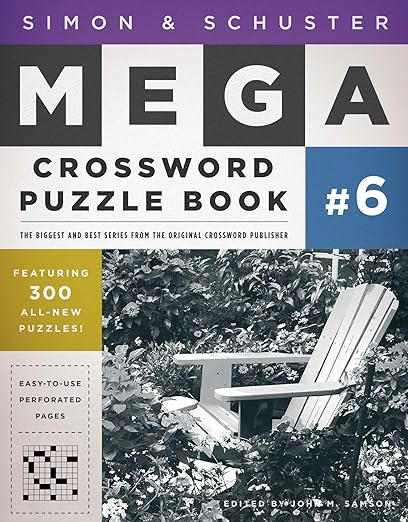 Simon & Schuster Mega Crossword Puzzle Book #6 (6)