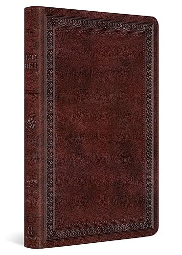 ESV Thinline Bible, Red Letter (TruTone, Mahogany, Border Design): Holy Bible, English Standard Version